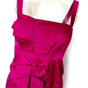 Rare LIU JO Italy Hot Pink Magenta Mini Pencil Dress M $399 - European Fashion!